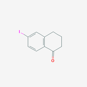 6-Iodo-3,4-dihydronaphthalen-1(2H)-one chemical structure (CAS 340825-13-0)