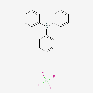 Triphenylcarbenium tetrafluoroborate chemical structure (CAS 341-02-6)