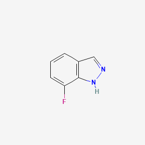 7-Fluoro-1H-indazole chemical structure (CAS 341-24-2)