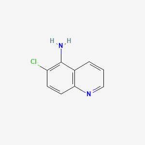 5-Amino-6-chloroquinoline chemical structure (CAS 341010-40-0)