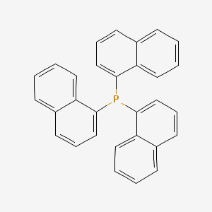 Tri(naphthalen-1-yl)phosphine chemical structure (CAS 3411-48-1)