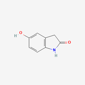 5-Hydroxyindolin-2-one chemical structure (CAS 3416-18-0)