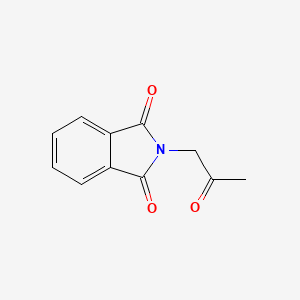 2-(2-Oxopropyl)isoindoline-1,3-dione chemical structure (CAS 3416-57-7)