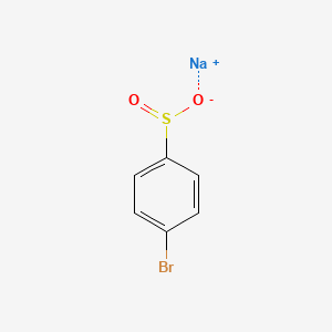 Sodium 4-bromobenzenesulfinate chemical structure (CAS 34176-08-4)