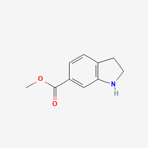 Methyl indoline-6-carboxylate chemical structure (CAS 341988-36-1)