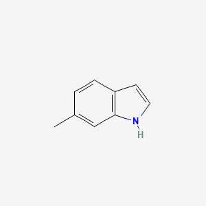 6-Methyl-1H-indole chemical structure (CAS 3420-02-8)