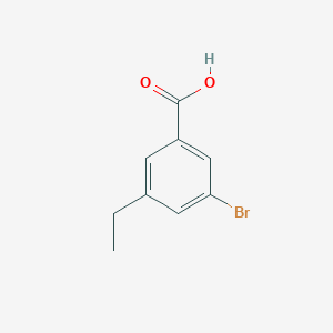 3-Bromo-5-ethylbenzoic acid chemical structure (CAS 342045-08-3)