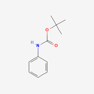 tert-Butyl phenylcarbamate chemical structure (CAS 3422-01-3)