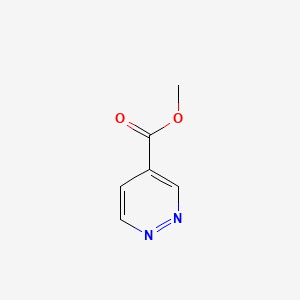 Methyl pyridazine-4-carboxylate chemical structure (CAS 34231-77-1)