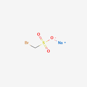 Sodium bromomethanesulfonate chemical structure (CAS 34239-78-6)