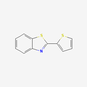 2-(2-Thienyl)benzothiazole chemical structure (CAS 34243-38-4)