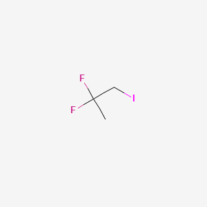 2,2-Difluoro-1-iodopropane chemical structure (CAS 34280-36-9)