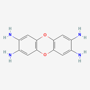 Dibenzo[b,e][1,4]dioxine-2,3,7,8-tetraamine chemical structure (CAS 34294-67-2)