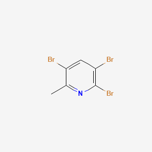 2,3,5-Tribromo-6-methylpyridine chemical structure (CAS 3430-15-7)