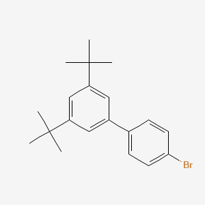4'-Bromo-3,5-di-tert-butyl-1,1'-biphenyl chemical structure (CAS 343254-68-2)