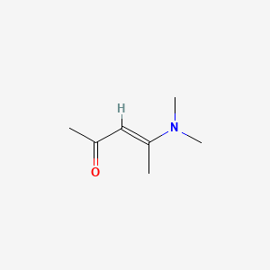 4-(Dimethylamino)pent-3-en-2-one chemical structure (CAS 3433-62-3)