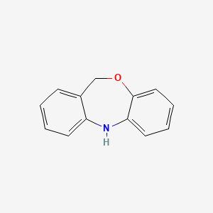 5,11-Dihydrodibenzo[b,e][1,4]oxazepine chemical structure (CAS 3433-74-7)