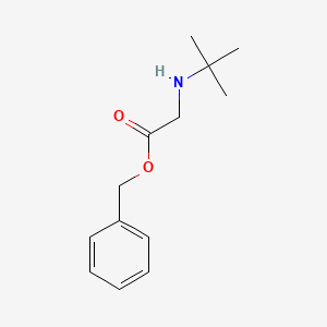 Benzyl 2-(tert-butylamino)acetate chemical structure (CAS 343319-03-9)