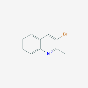 3-Bromo-2-methylquinoline chemical structure (CAS 343330-62-1)