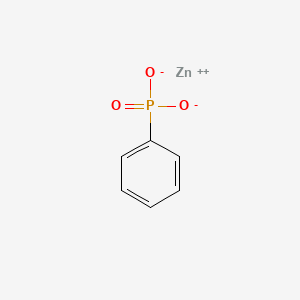 Zinc(II) phenylphosphonate chemical structure (CAS 34335-10-9)