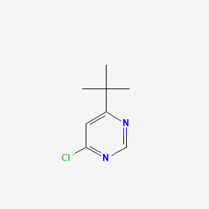 4-(tert-Butyl)-6-chloropyrimidine chemical structure (CAS 3435-24-3)