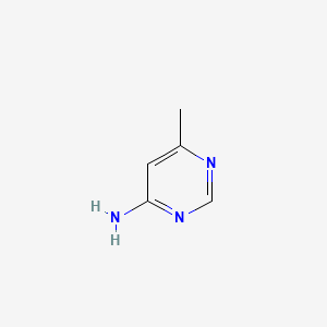 6-Methylpyrimidin-4-amine chemical structure (CAS 3435-28-7)