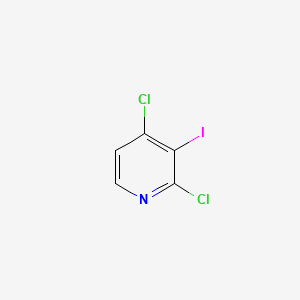 2,4-Dichloro-3-iodopyridine chemical structure (CAS 343781-36-2)