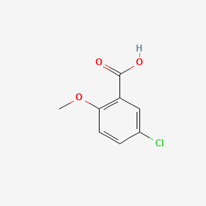 5-Chloro-2-methoxybenzoic acid chemical structure (CAS 3438-16-2)