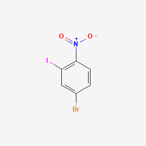 4-Bromo-2-iodo-1-nitrobenzene chemical structure (CAS 343864-78-8)