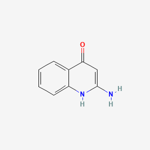 2-Aminoquinolin-4(1H)-one chemical structure (CAS 343868-71-3)