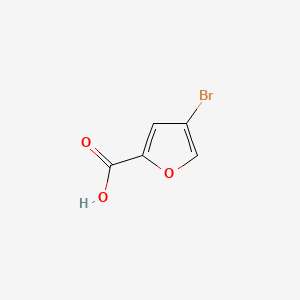 4-Bromo-2-furoic acid chemical structure (CAS 3439-02-9)