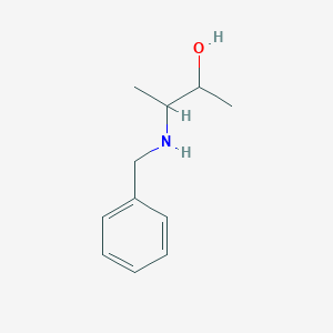 3-(Benzylamino)butan-2-ol chemical structure (CAS 343947-48-8)