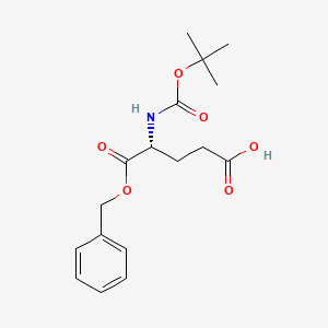 Boc-D-Glu-OBzl chemical structure (CAS 34404-30-3)