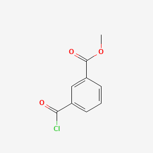 Methyl 3-(chloroformyl)benzoate chemical structure (CAS 3441-03-0)