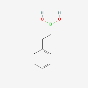 Phenethylboronic acid chemical structure (CAS 34420-17-2)