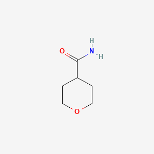 Tetrahydro-2H-pyran-4-carboxamide chemical structure (CAS 344329-76-6)