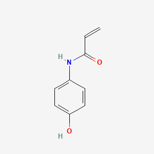 N-(4-Hydroxyphenyl)acrylamide chemical structure (CAS 34443-04-4)