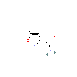 5-Methylisoxazole-3-carboxamide chemical structure (CAS 3445-52-1)