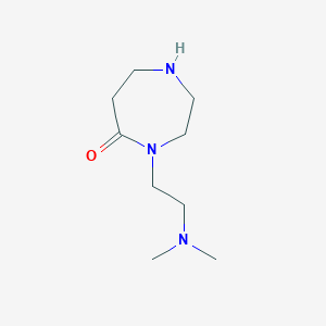 4-(2-(Dimethylamino)ethyl)-1,4-diazepan-5-one chemical structure (CAS 344779-07-3)