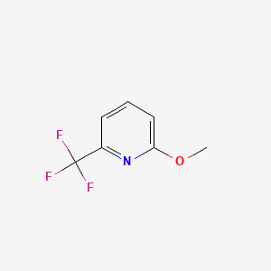 2-Methoxy-6-(trifluoromethyl)pyridine chemical structure (CAS 34486-18-5)