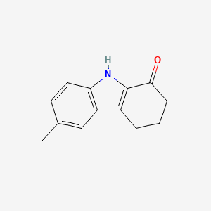 6-Methyl-2,3,4,9-tetrahydro-1H-carbazol-1-one chemical structure (CAS 3449-48-7)