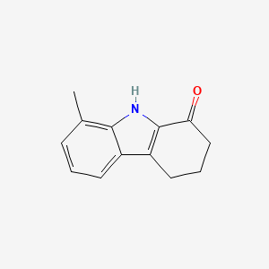 8-Methyl-2,3,4,9-tetrahydro-1H-carbazol-1-one chemical structure (CAS 3449-50-1)