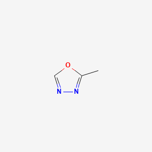 2-Methyl-1,3,4-oxadiazole chemical structure (CAS 3451-51-2)