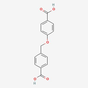 Benzoic acid, 4-[(4-carboxyphenoxy)methyl]- chemical structure (CAS 345221-90-1)