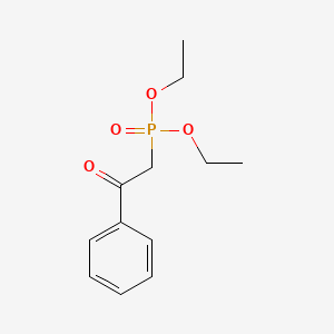 Diethyl (2-oxo-2-phenylethyl)phosphonate chemical structure (CAS 3453-00-7)