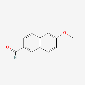 6-Methoxy-2-naphthaldehyde chemical structure (CAS 3453-33-6)