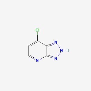 7-Chloro-3H-[1,2,3]triazolo[4,5-b]pyridine chemical structure (CAS 34550-49-7)