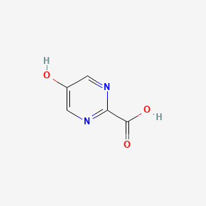 5-Hydroxypyrimidine-2-carboxylic acid chemical structure (CAS 345642-87-7)