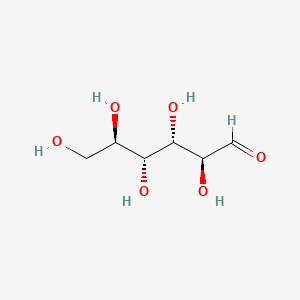 (2S,3S,4R,5R)-2,3,4,5,6-Pentahydroxyhexanal chemical structure (CAS 3458-28-4)