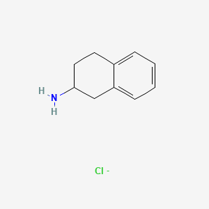 1,2,3,4-Tetrahydronaphthalen-1-amine hydrochloride chemical structure (CAS 3459-02-7)